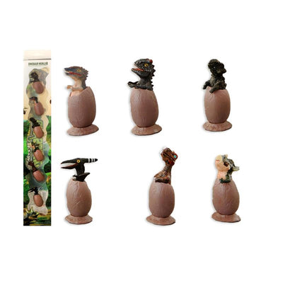 Dino in ei 6cm set a 6 stuks