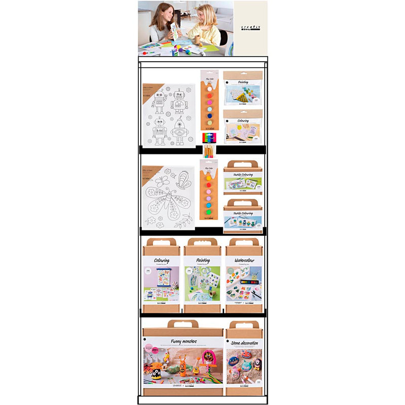 Https: www.cchobby.nl vloerdisplay-gemonteerd-category-decoratie-en-kunst-voor-kinderen-h-1580-mm-l-600-mm-b-400-mm-104-eenh-1-stuk