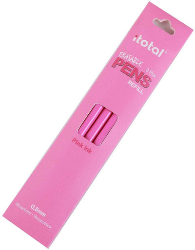 Itotal uitwisbare inkt navulling roze, 3st.