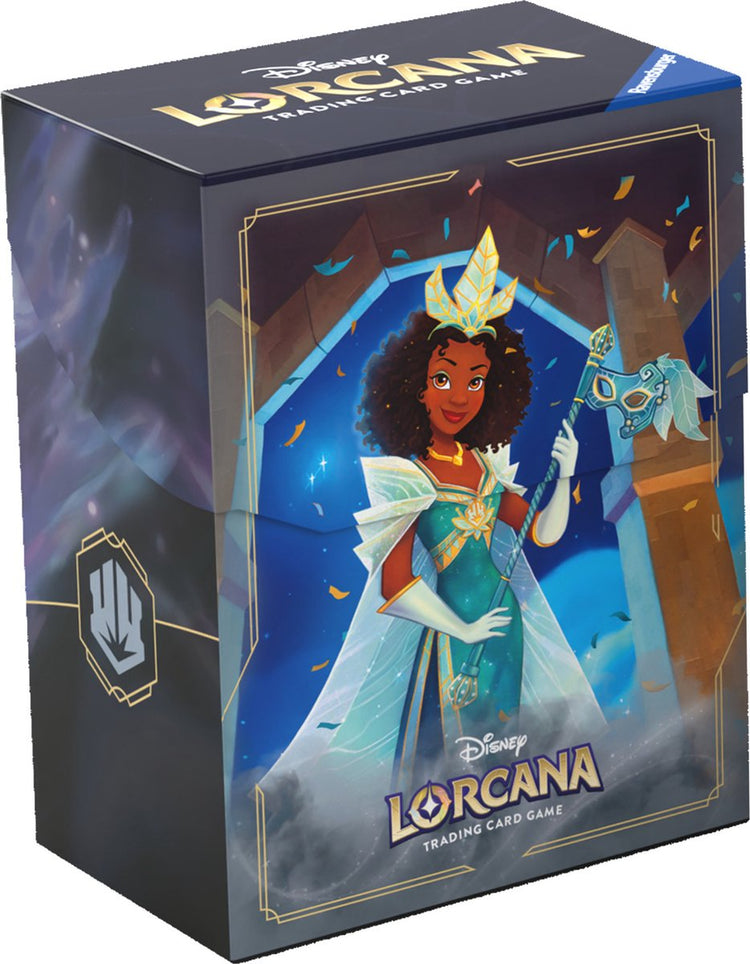 Disney lorcana tcg - shimmering skies - tiana 80-card deck box
