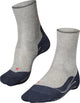 Falke ru4 anti-blaar katoen functioneel materiaal hardloopsokken heren grijs - maat 39-41