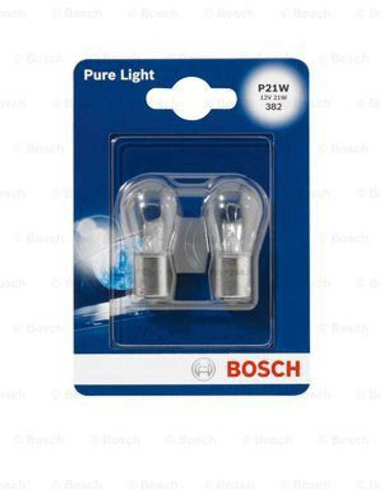 Bosch pure gloeilamp 2 p21w 12v 21w 1987301017