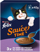 Felix sauce time met kipsmaak - kip zalm - 4 x 6x40g