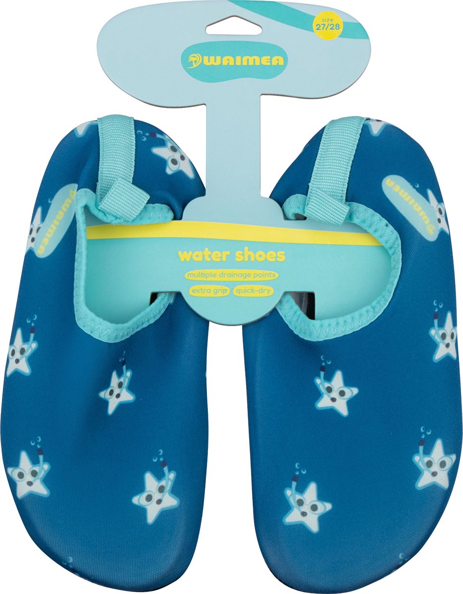 Waimea waterschoen - kinderen - antislip - extra grip - blauw - maat 29 30