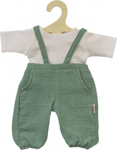 Heless poppen-tuinbroek groen, 28-35 cm (past bij paolo reina gordi-pop) m