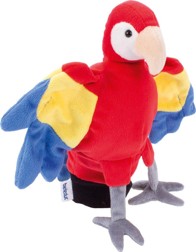 Beleduc - handpop - papegaai - 22 cm