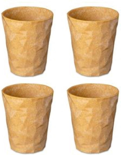 Koziol drinkbeker, 0.25 l, set van 4, organic, houtvezels - | club s 2.0