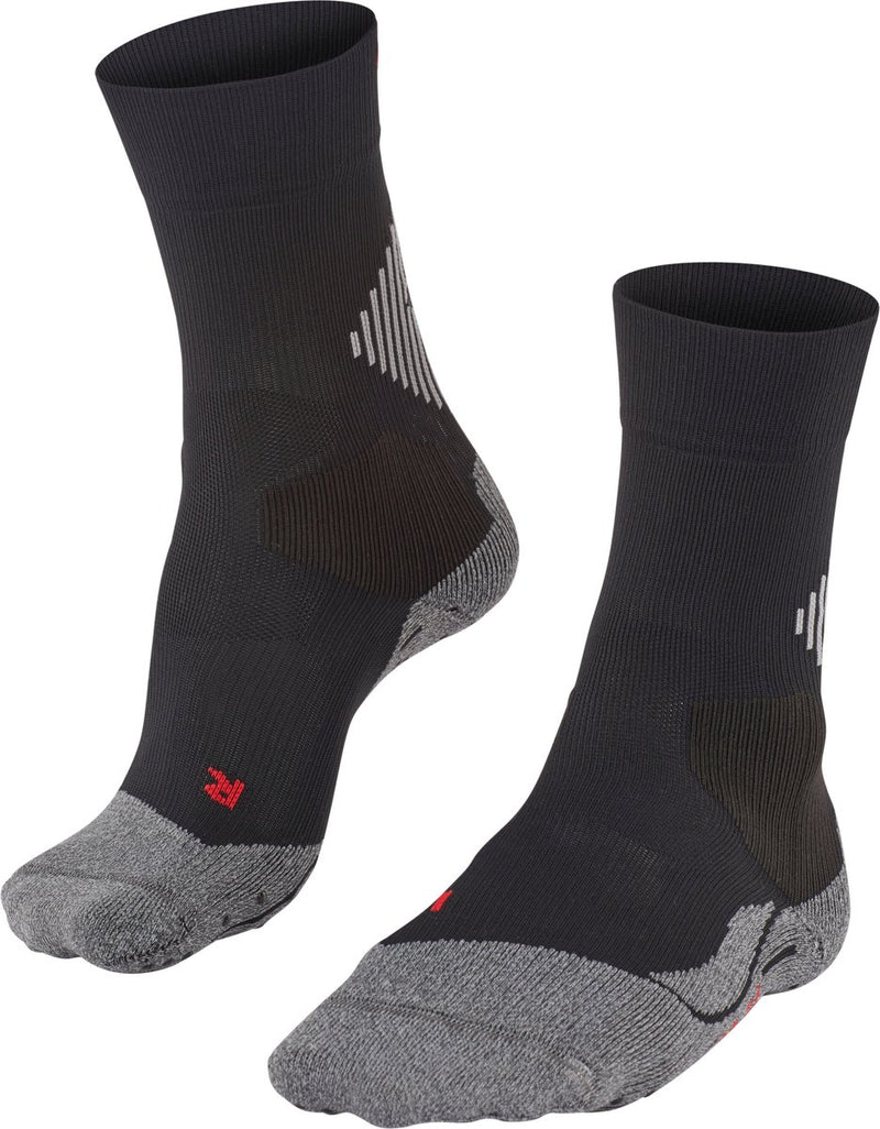 Falke 4grip stabilizing anti blaren, anti zweet functioneel garen sportsokken unisex zwart - maat 44-45
