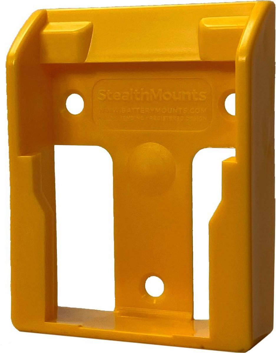 Stealthmounts bm-dw20-ylw-6 accuhouder voor dewalt xr flexvolt - geel - 6-pack