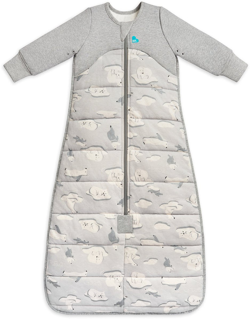 Love to dream ™ slaapzak™ - slaapzak en dekbed in 1 - 18-36 maanden - 3.5 tog ( onder 16°c) - grijs