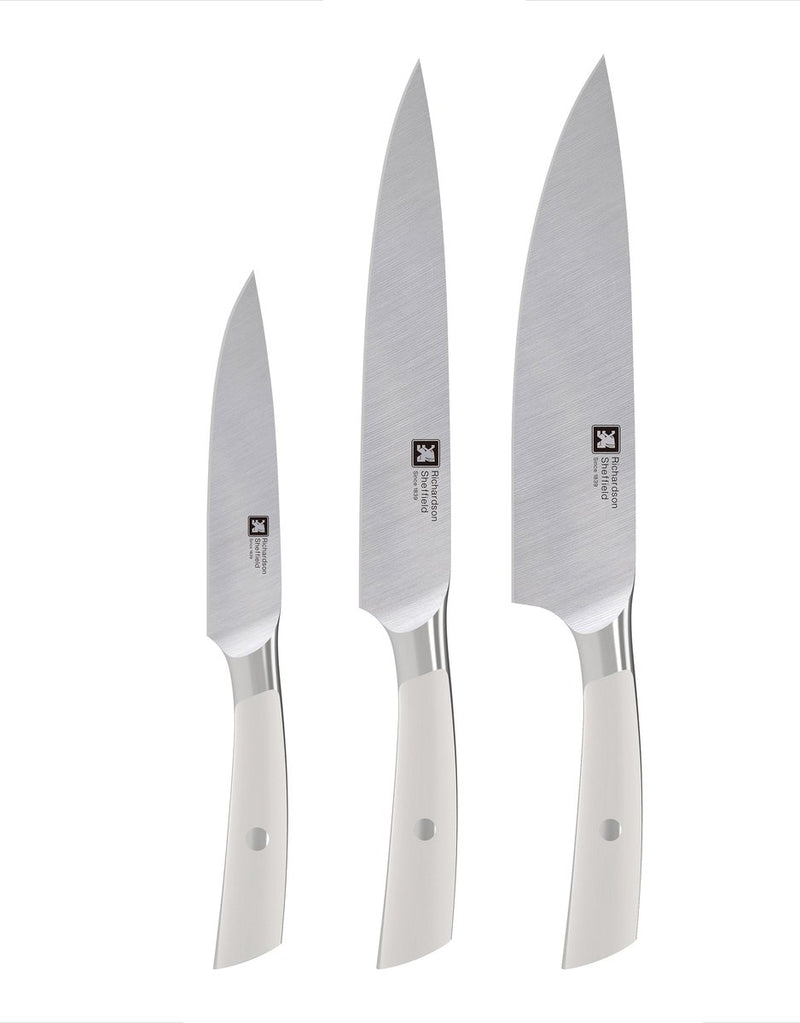 Richardson sheffield - supreme messenset - 20cm koksmes - 20cm vleesmes -- 13cm huishoudmes
