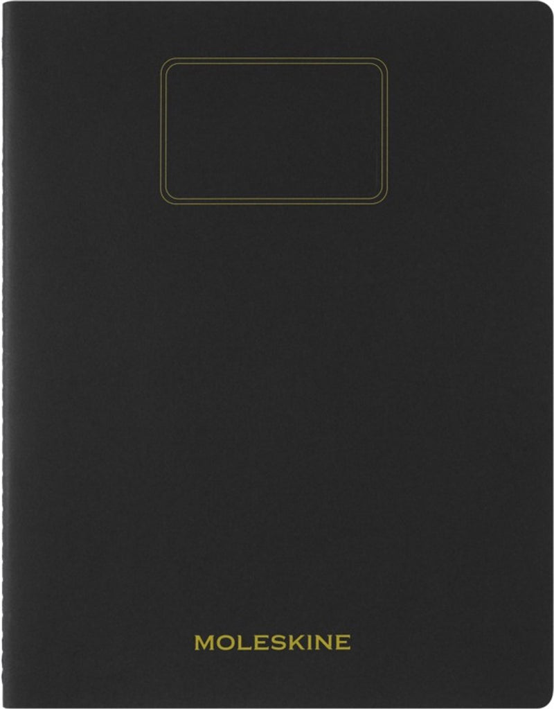 Moleskine schrift student xxl - zachte kraft - blanco - zwart