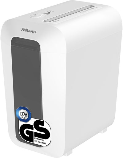 Fellowes lx65 papiervernietiger papierversnipperaar – p‑4 cross‑cut – safesense® – 10 vellen – 22 liter – ook geschikt voor pasjes – voor thuis thuiskantoor