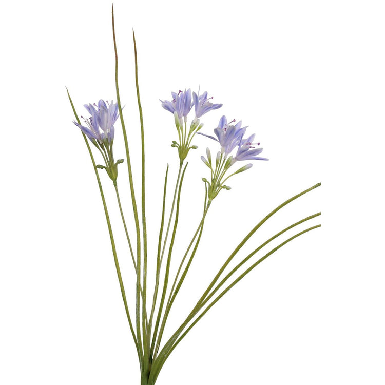 Roberts collection kunstgras met bloemen blauw 75cm