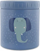 Trixie thermos container - mrs. elephant - thermo lunchpot voor kinderen - 500 ml - rvs lunchbox - blauw