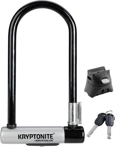 Kryptonite standard beugelslot fiets – art-2 slot – stalen beugelslot elektrische fiets – 22,9x10,2 cm – zwart