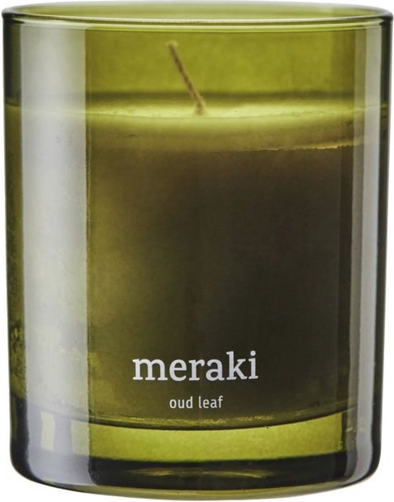 Meraki geurkaars oud leaf medium