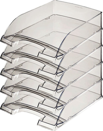 Leitz brievenbak plus a4 transparant rookglas | 5 stuks