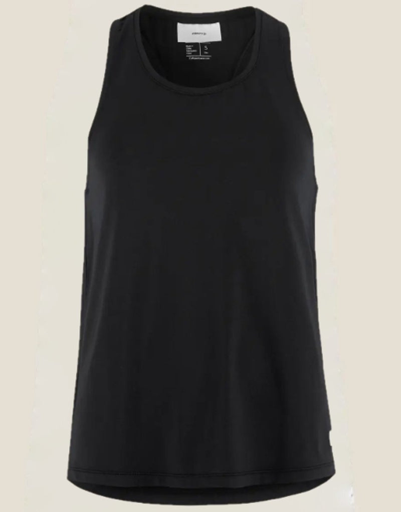 Craft® craft collective singlet w dames sportshirt - zwart