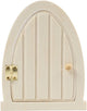 Creativ company houten miniatuur deur met scharnieren, 13x10cm
