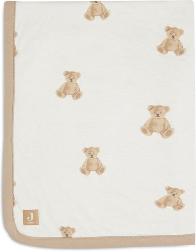 Jollein baby deken wieg jersey 75x100cm - teddy bear