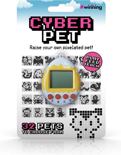 #winning cyber pet – tamagotchi sleutelhaner - digitaal huisdier – retro pixel speelgoed – interactief spel met 32 dieren
