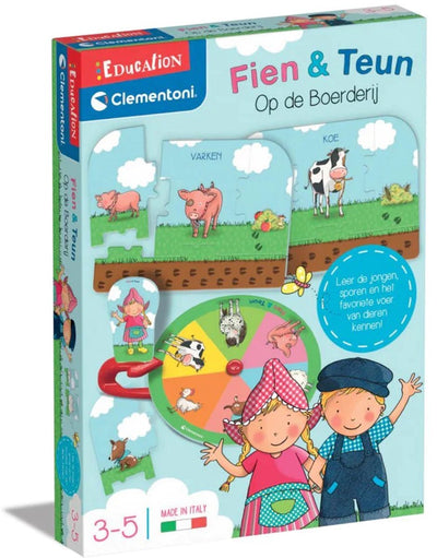Clementoni fien teun boerderij educatief spel