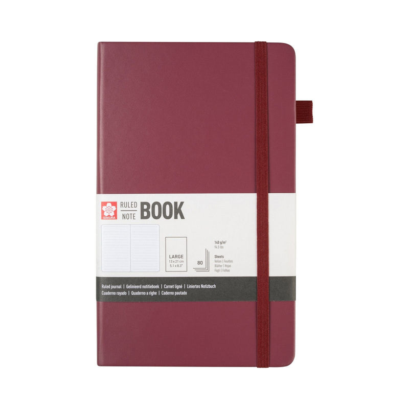 Sakura • notebook ruled 13x21cm mulberry
