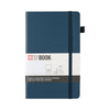 Sakura • notebook ruled 13x21cm deep indigo