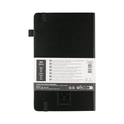 Sakura • notebook ruled 13x21cm black
