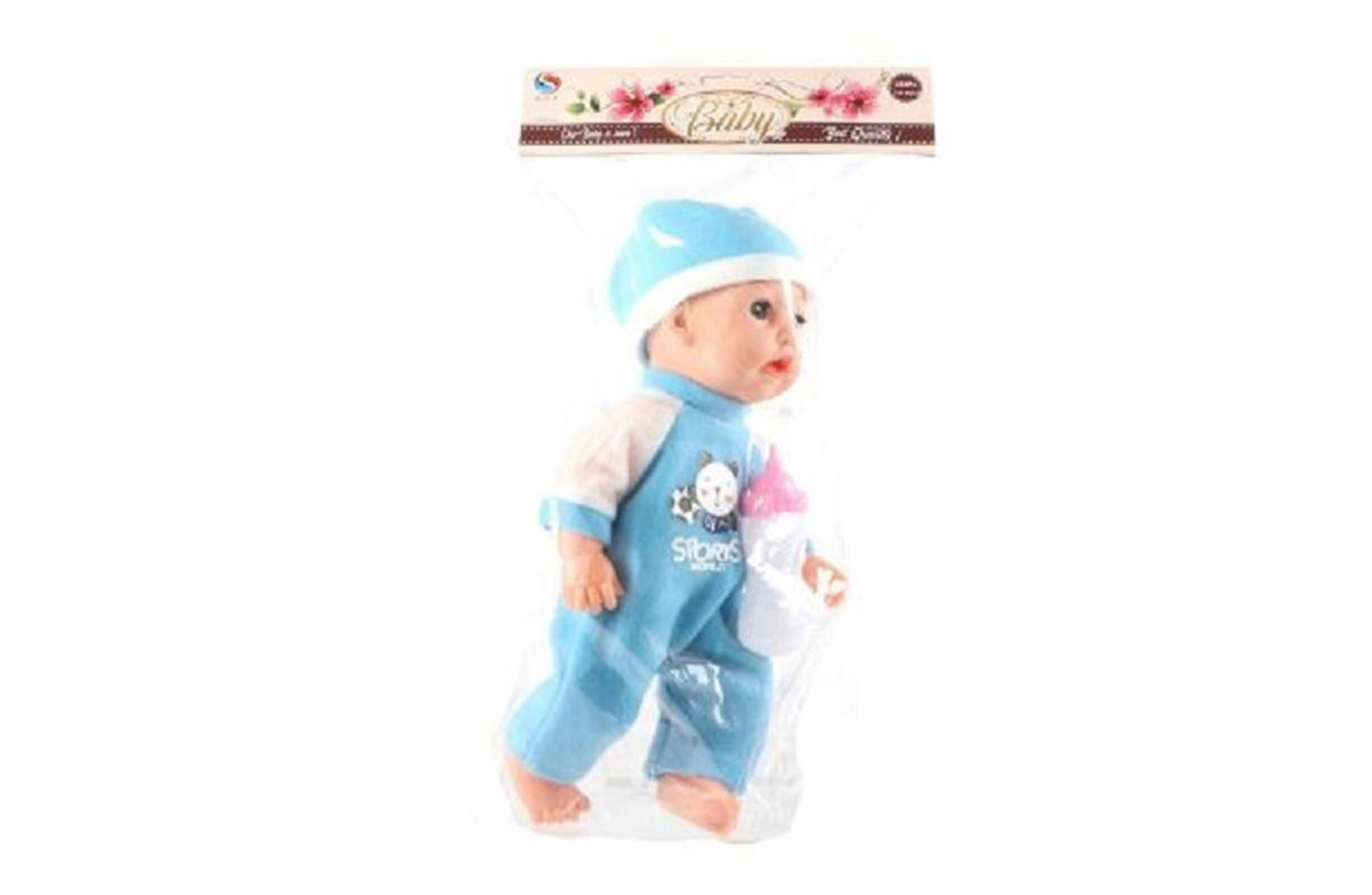 Pop 30cm met fles 30x17x9cm