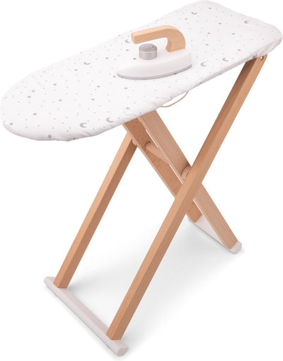 Woet ® houten speelgoed strijkplank met strijkijzer - inklapbare strijkplank voor kinderen - fsc - rollenspel huishouden - vanaf 3 jaar