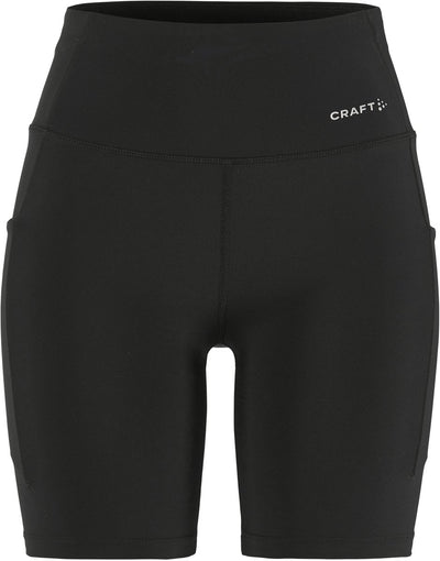 Craft essence short tights 3 w dames sportlegging - zwart