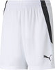 Puma teamliga shorts jr unisex sportbroek - white- black