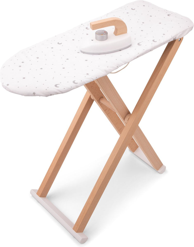 Woet ® houten speelgoed strijkplank met strijkijzer - inklapbare strijkplank voor kinderen - fsc - rollenspel huishouden - vanaf 3 jaar
