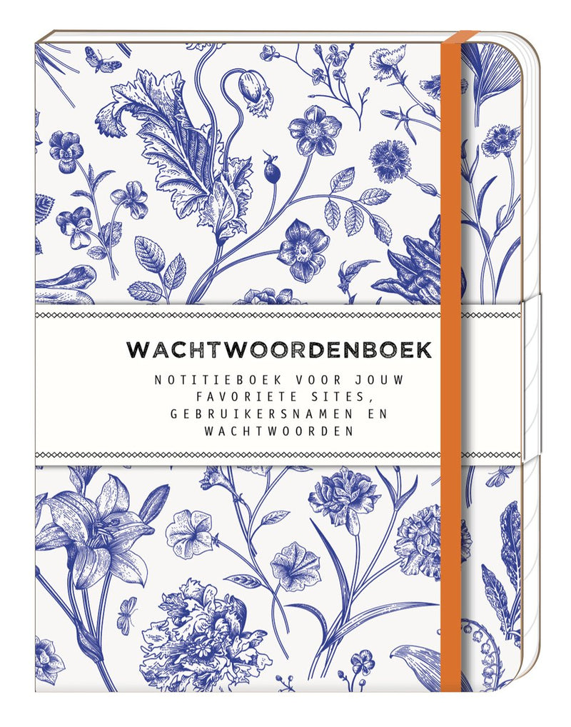 Interstat wachtwoordenboek 120x160mm dutch blue