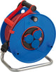 Brennenstuhl garant bretec ip44 kabelhaspel voor bedrijfsmatig en bouwplaatsen, 40 m (van speciaal kunststof, voor gebruik op bouwplaatsen en continu gebruik buitenshuis, made in germany), blauw
