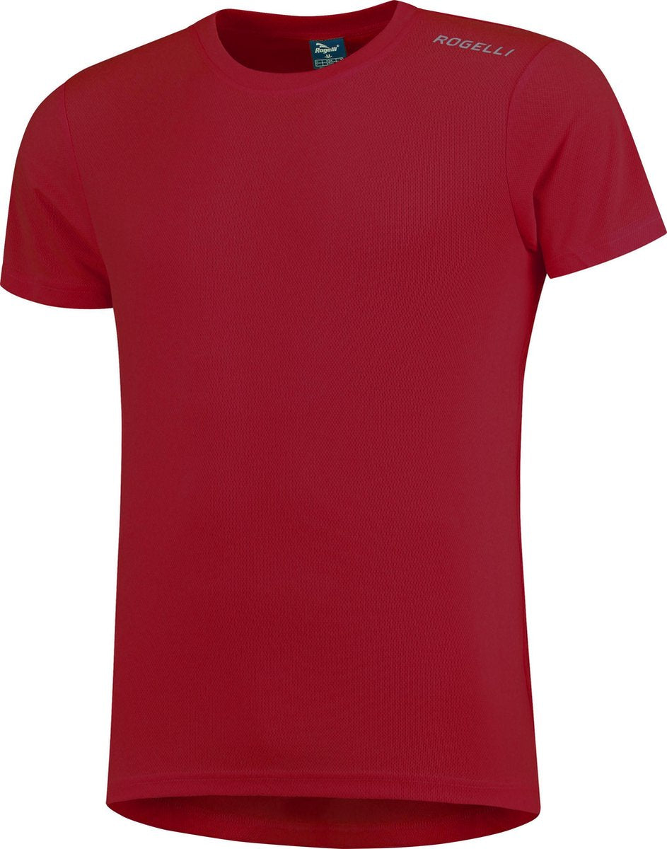 Rogelli promo heren hardloopshirt - korte mouw - rood