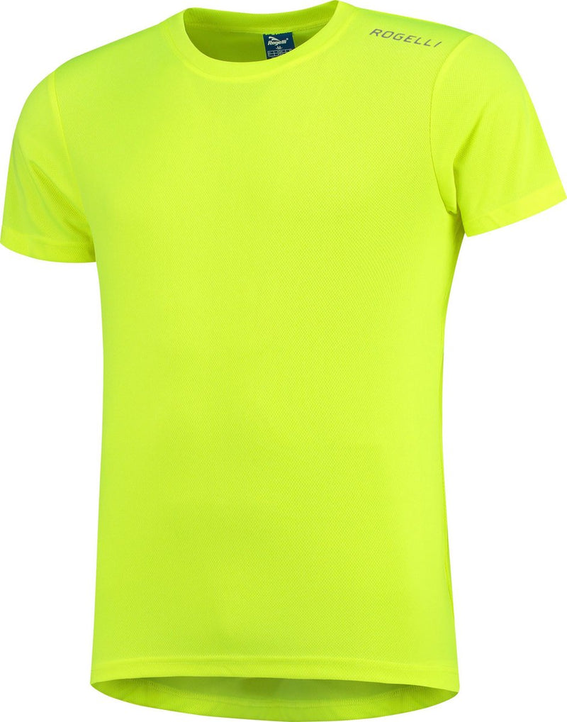 Rogelli promo hardloopshirt heren - korte mouwen - fluorgeel - xl