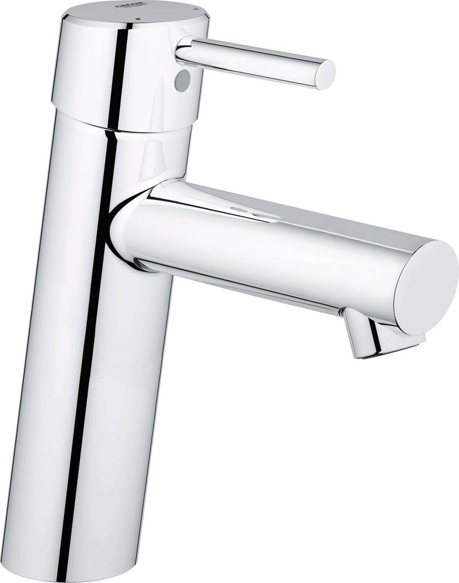 Grohe concetto wastafelkraan - medium uitloop - chroom - waterbesparend