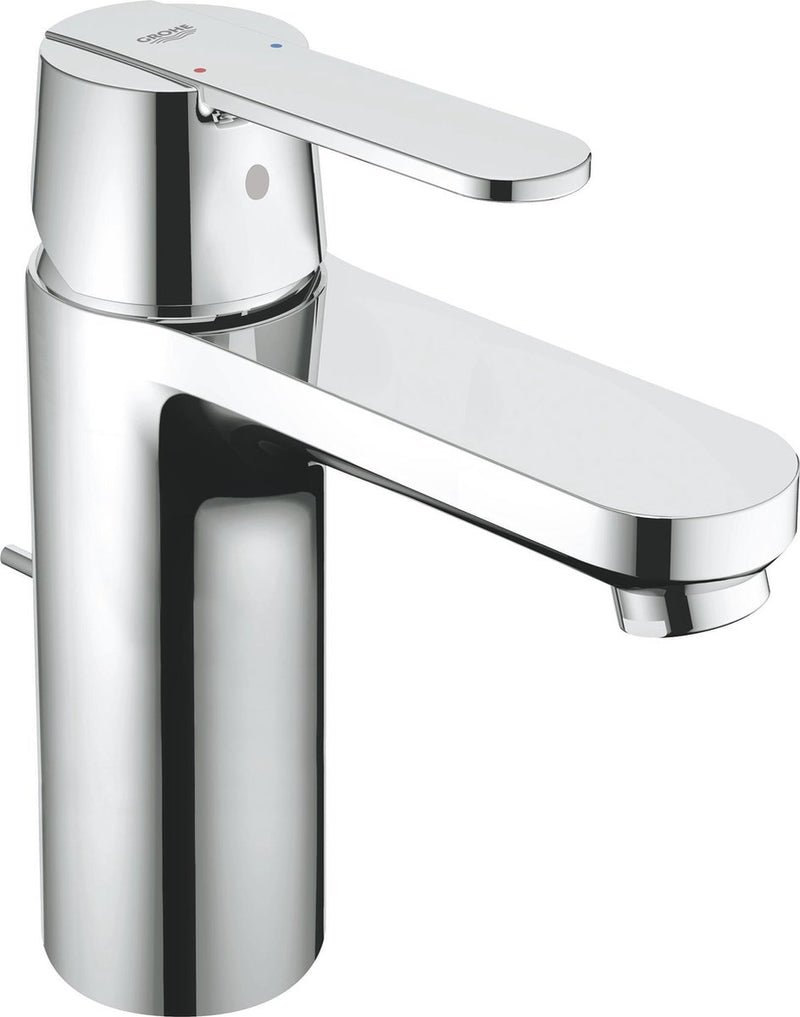 Grohe get wastafelkraan - medium uitloop - met trek-waste
