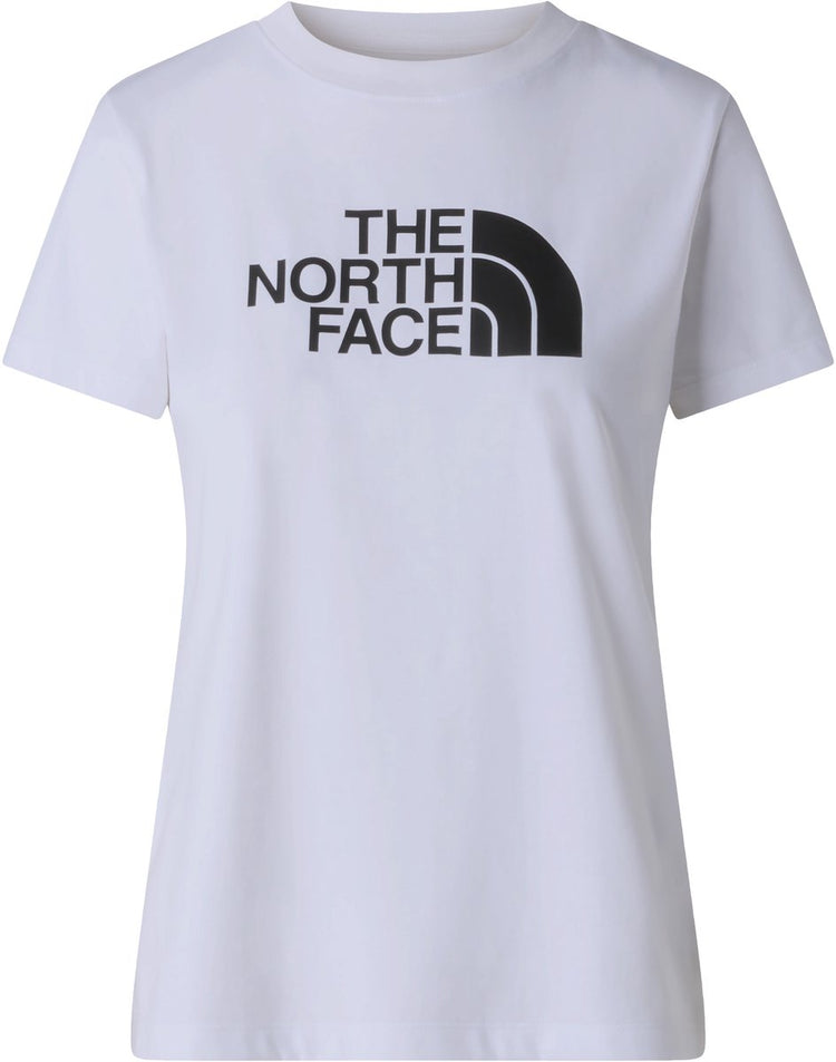 The north face w evolution half dome slim short sleeve dames outdoorshirt - tnf wit