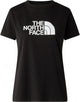 The north face w evolution half dome slim short sleeve dames outdoorshirt - tnf zwart
