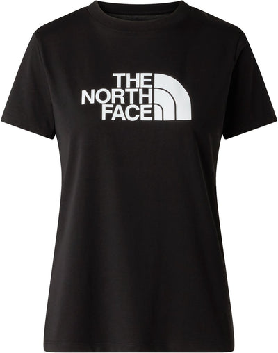 The north face w evolution half dome slim short sleeve dames outdoorshirt - tnf zwart