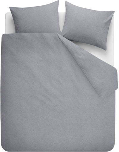 Beddinghouse frost dekbedovertrek - lits-jumeaux xl - 260 x 200 220 cm - blauwgrijs