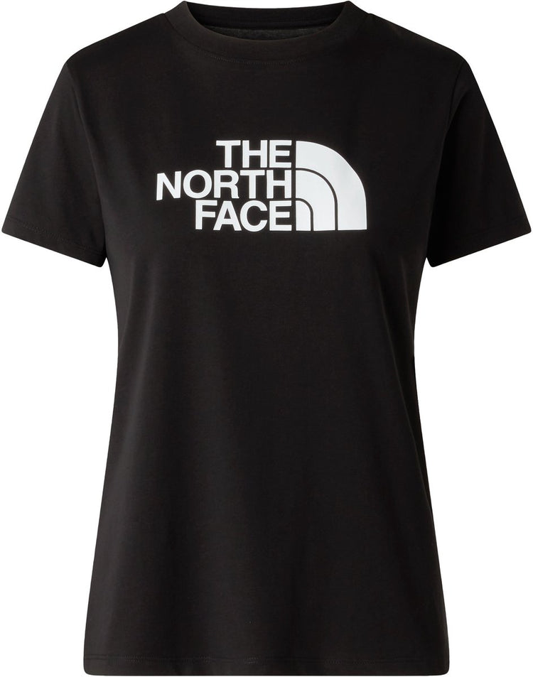 The north face w evolution half dome slim short sleeve dames outdoorshirt - tnf zwart