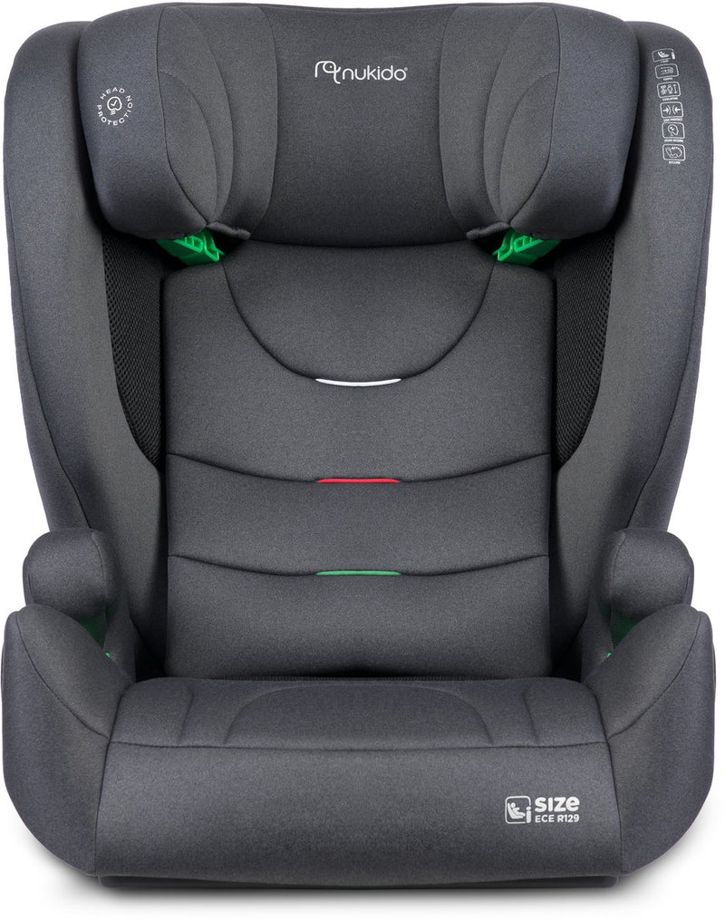 Nukido louis soft autostoel grijs 15-36 kg isofix
