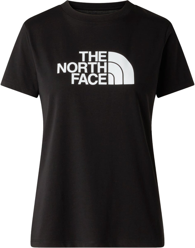 The north face w evolution half dome slim short sleeve dames outdoorshirt - tnf zwart