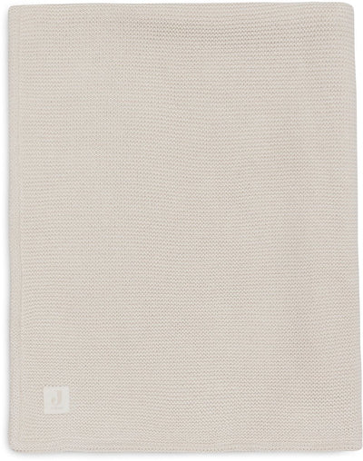 Jollein baby deken wieg - 75x100cm - basic knit - oatmeal velvet
