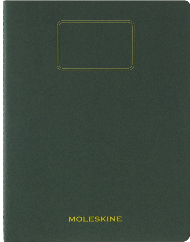 Moleskine schrift student xxl - zachte kraft - blanco - mirte groen